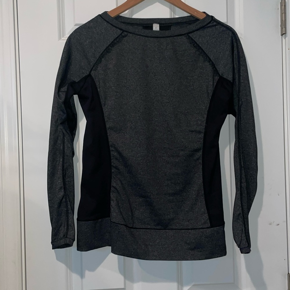 Lululemon Long Sleeve Top with Ruffles and Thumbholes—8